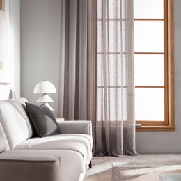 Ösenvorhang 140x280 cm Gofis Home Combe Wassergrau 502/48
