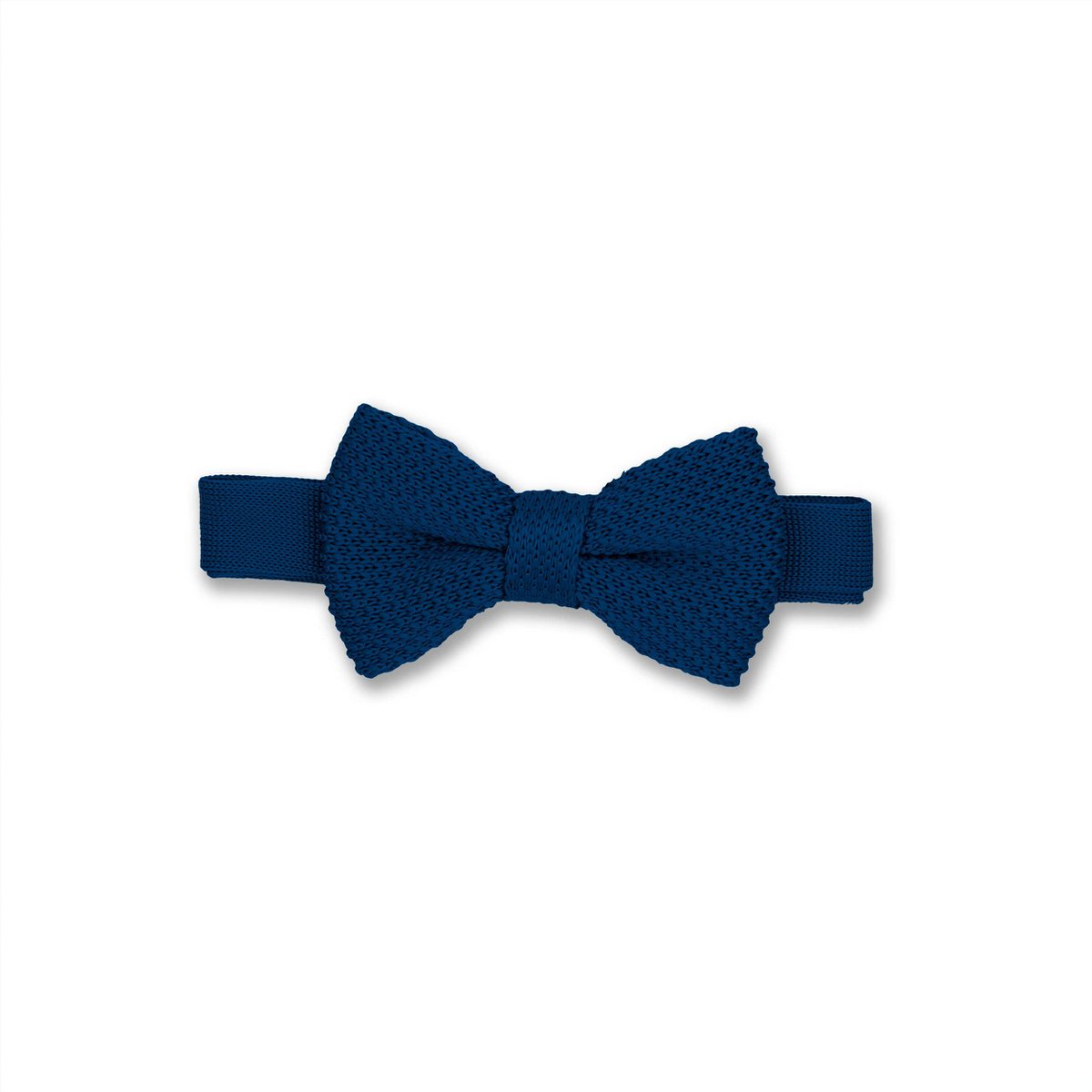 Mitternachtsblaue Kinder-Strickfliege