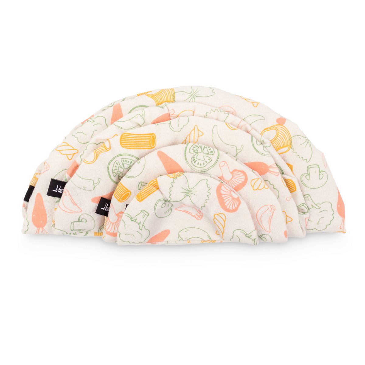 PACK 4 DISH COVER FOOD PRINTING HF
