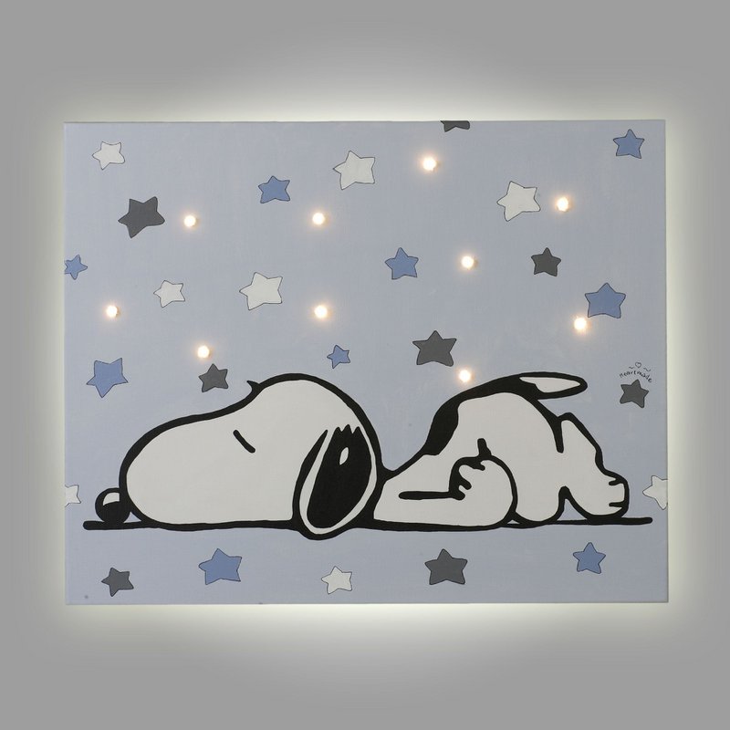 Snoopy Led Light Canvas