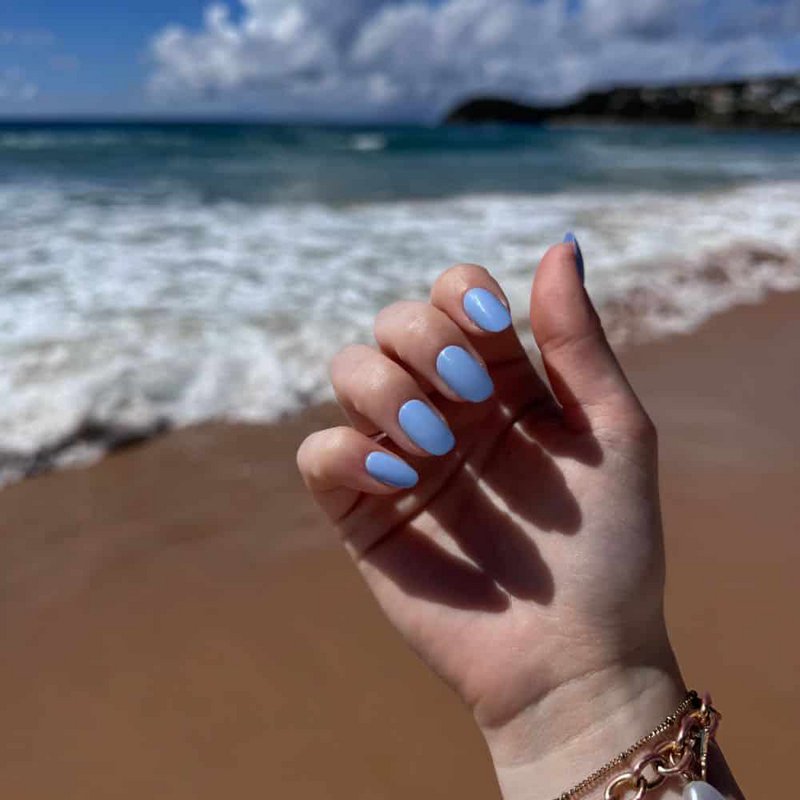 Gelzz Soft Gel Press On Baby Blue (75)