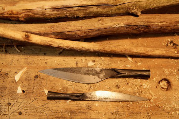 AUTHENTIC BLADES KHAU, cuchillo de cocina asiático, longitud de hoja 10-13cm