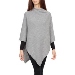 LOVELY - Poncho carré classique en pur cachemire