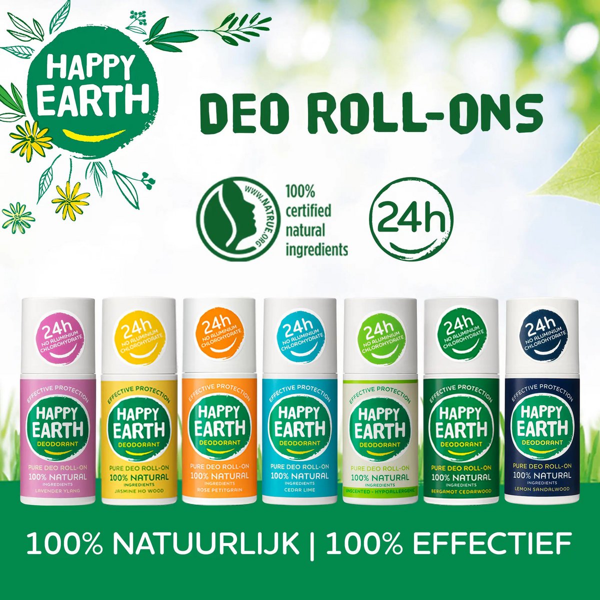 Naturlig deodorant rulle citron sandeltræ