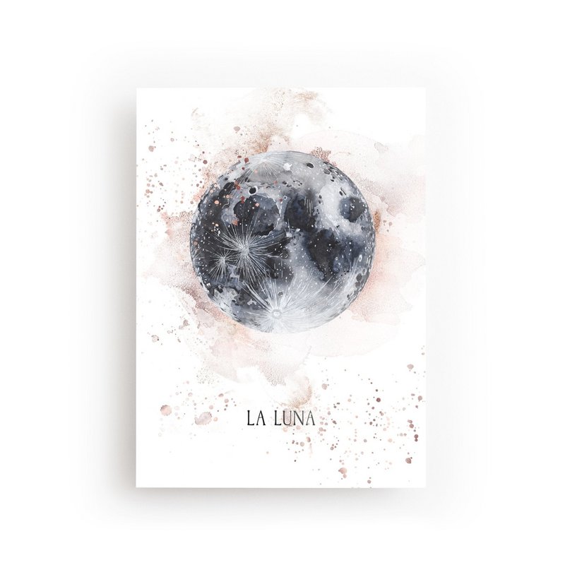 CARTOLINA LA LUNA