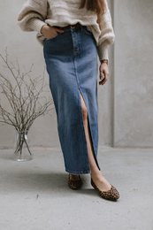 Klassiske ballerinaer i læder - Audrey - Leopard 34-42