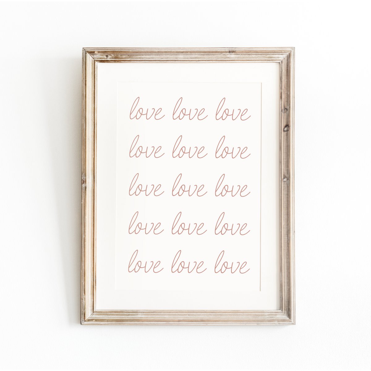 Love poster, love love love print, I love you print, girls poster, girls nursery print, nursery poster, girls room poster