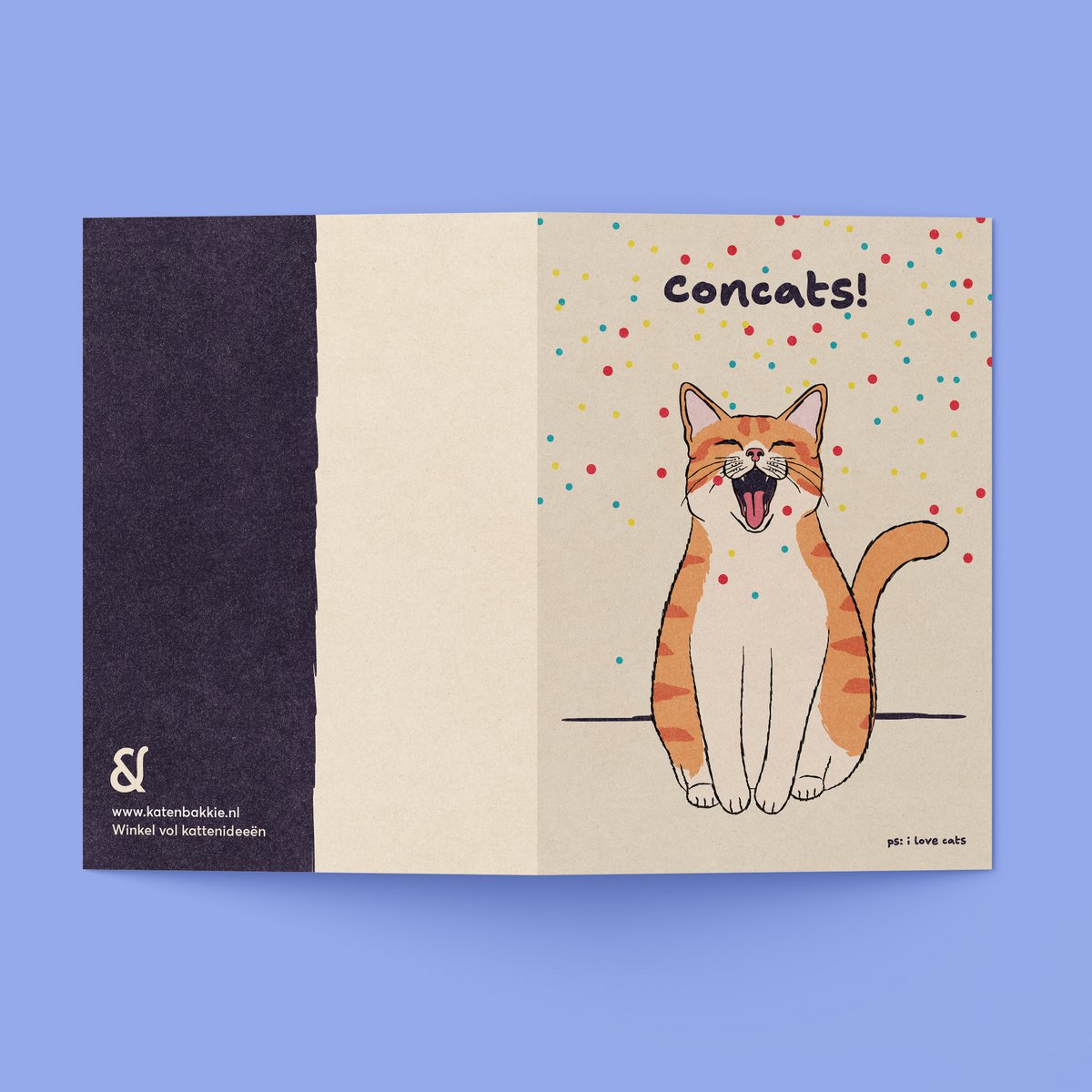 Lykønskningskort 'Concats!'