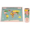 Puzzle in einer Tube (300 Teile) - Weltkarte