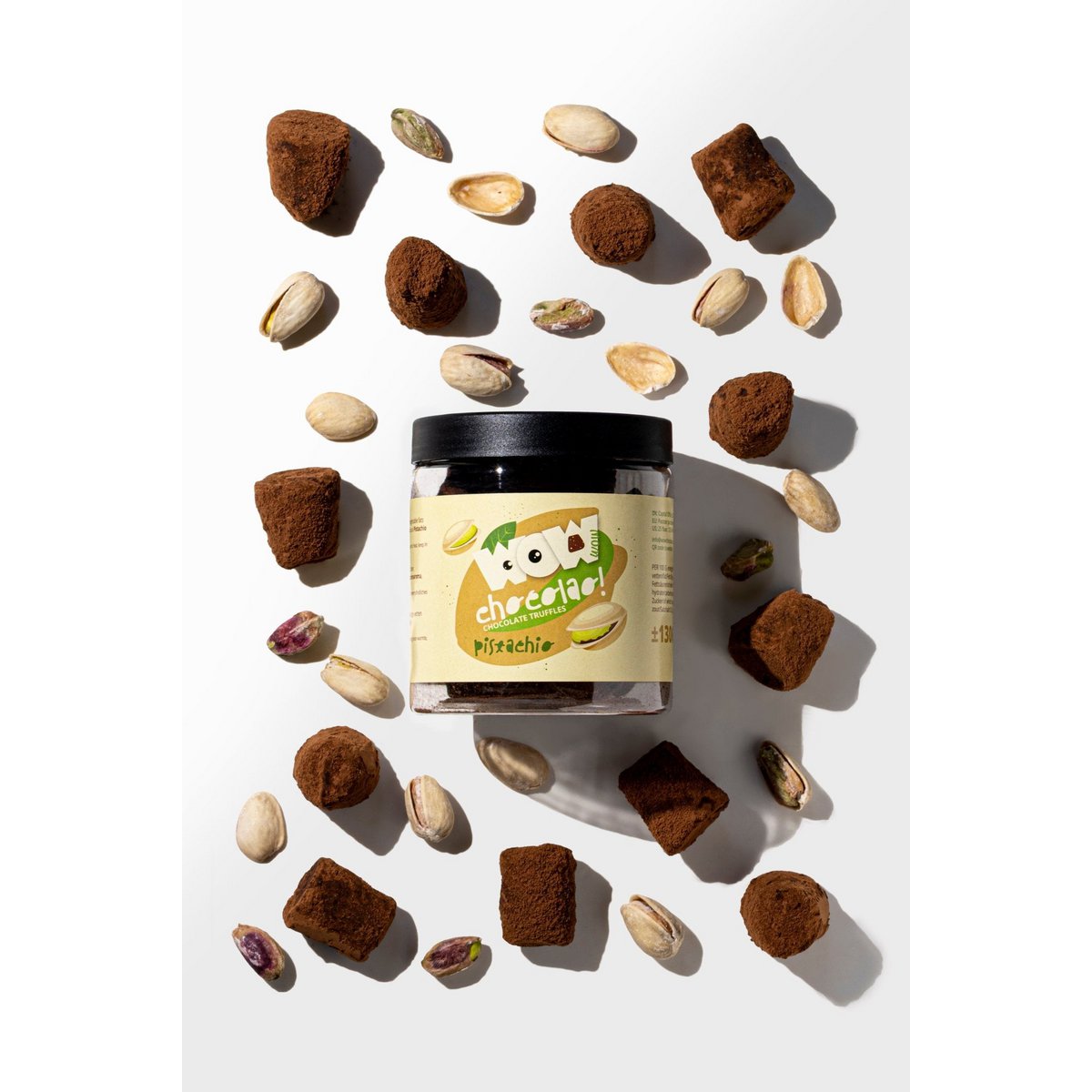 Trufas de chocolate de pistacho - 130 g de regalos