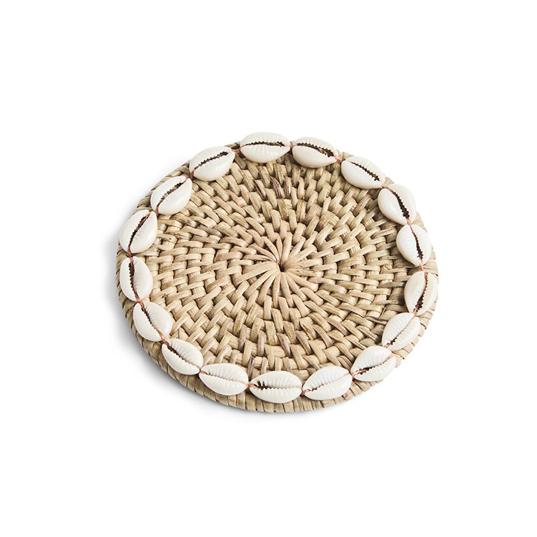 Assiette Rotan Cauri