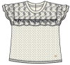 Little Chiq Babyshirt sneeuwwit CG S26 SS001