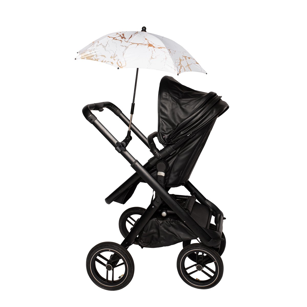Bellasol - Marble gold - Parasol kinderwagen/buggy universeel - Speciale UV-werende coating  - 1 jaar garantie