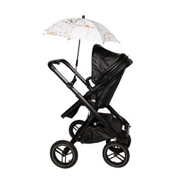 Bellasol - Marmo oro - Ombrellone passeggino/passeggino universale - Rivestimento speciale resistente ai raggi UV - 1 anno di garanzia