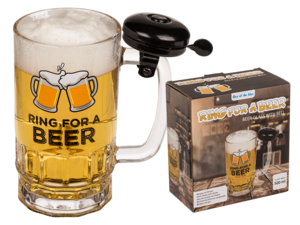 Beer glass with bell,