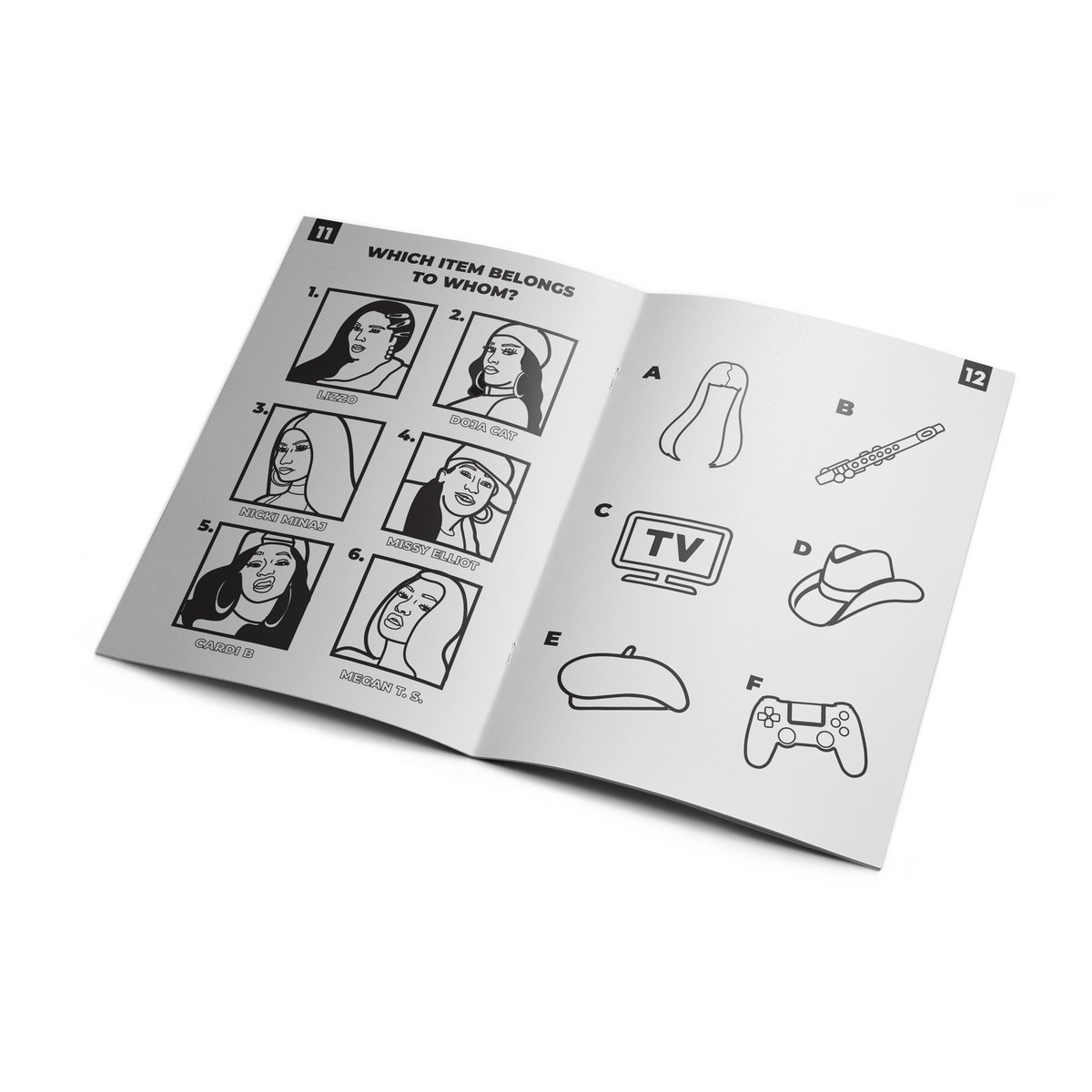 Livre d'activités Rap Queens