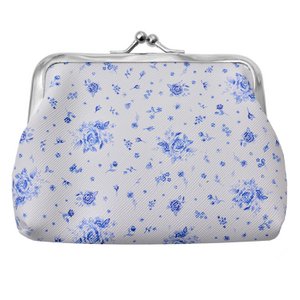 Wallet White Blue, Plastic 8x12 cm