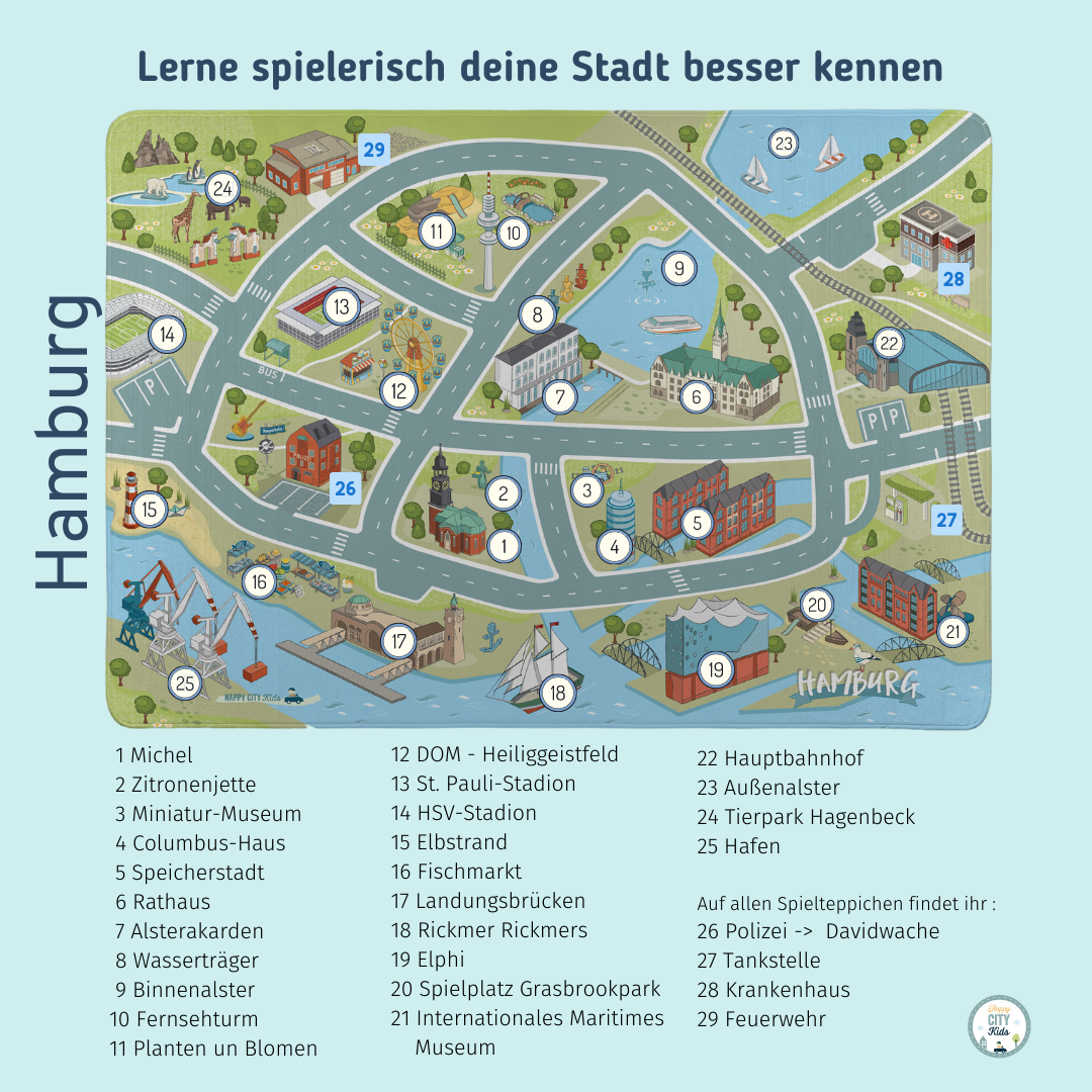 Spielteppich HAMBURG