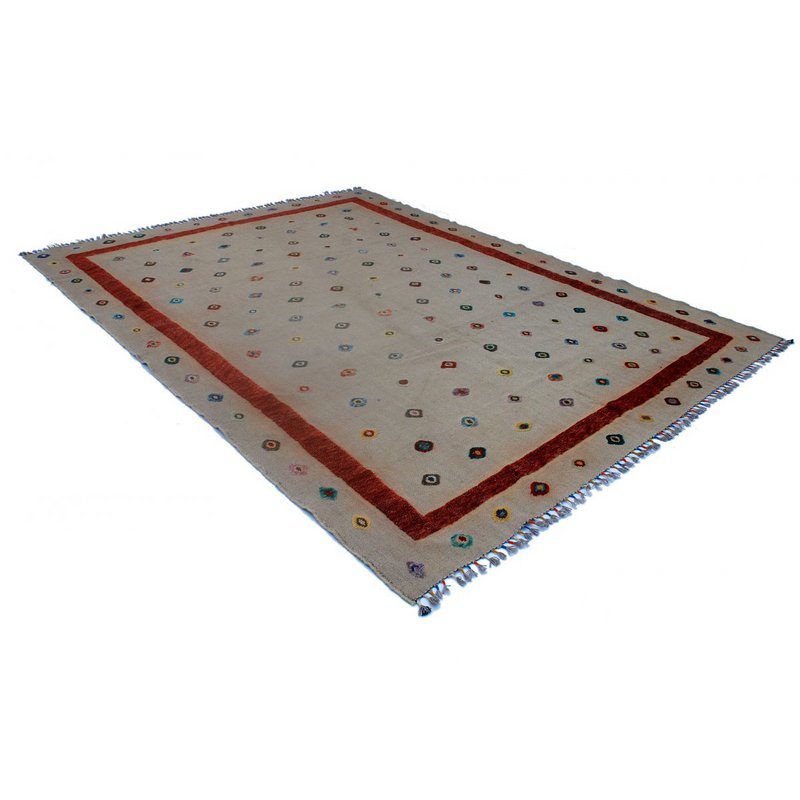 Soumak Tapa Beige Kelim Vloerkleed