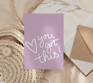 Kaart | You got this | Paars