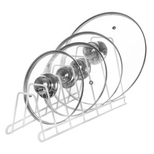 Lid Organiser Metal White 34x17xx18.5 cm