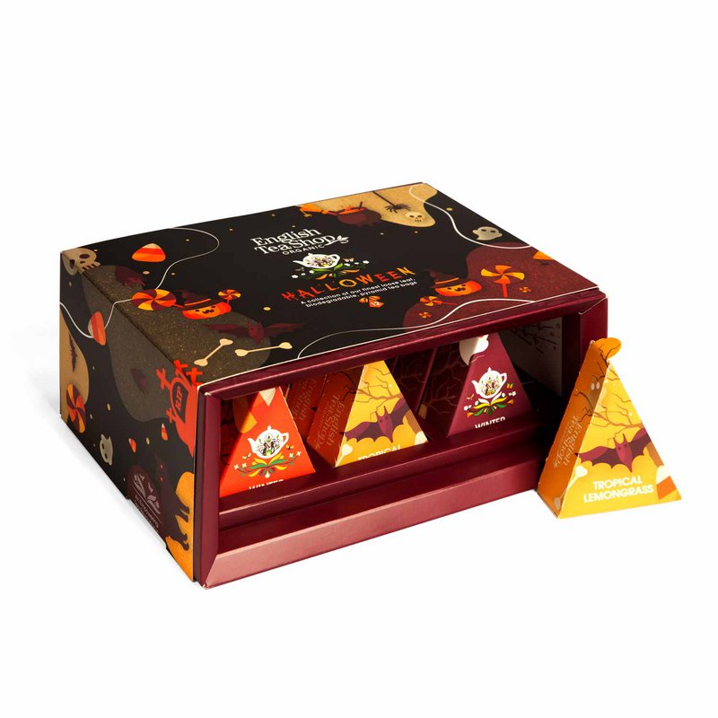 ETS - Tee Geschenk "Halloween" BIO, 12 Pyramiden Beutel