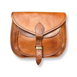 Borsa a tracolla in pelle naturale KALI 33 cm
