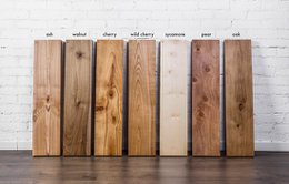 Tu Las™ schwebendes Wandregal aus Holz – 94 x 22 x 4 cm – handgefertigtes längliches Bücherregal – Eichenholz