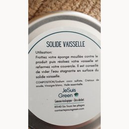 Solid Dishwashing / Refillable dish soap Grapefruit 100g