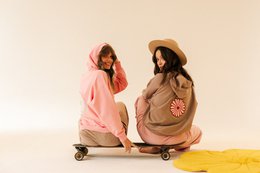 Sweat à capuche "Rose"