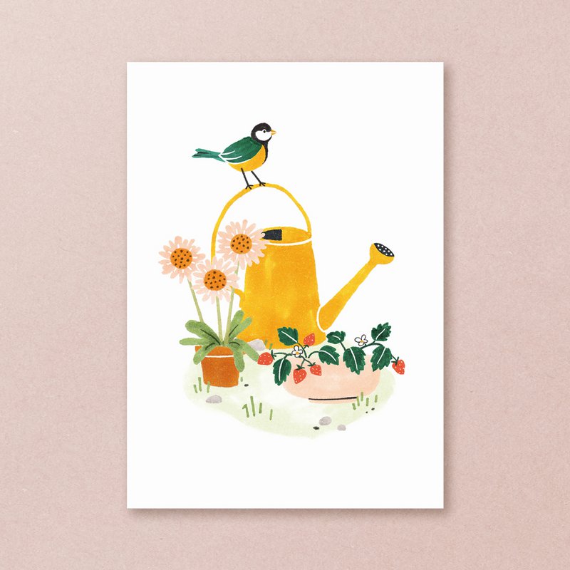 Postcard | Great tit | Birds