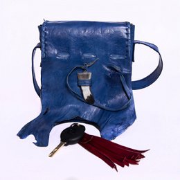 Leather bag 'Qabli'