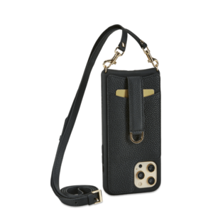 Victoria Crossbody iPhone 12 Pro Max Leather Wallet Case, Fashionable Bumper for Cards and Cash