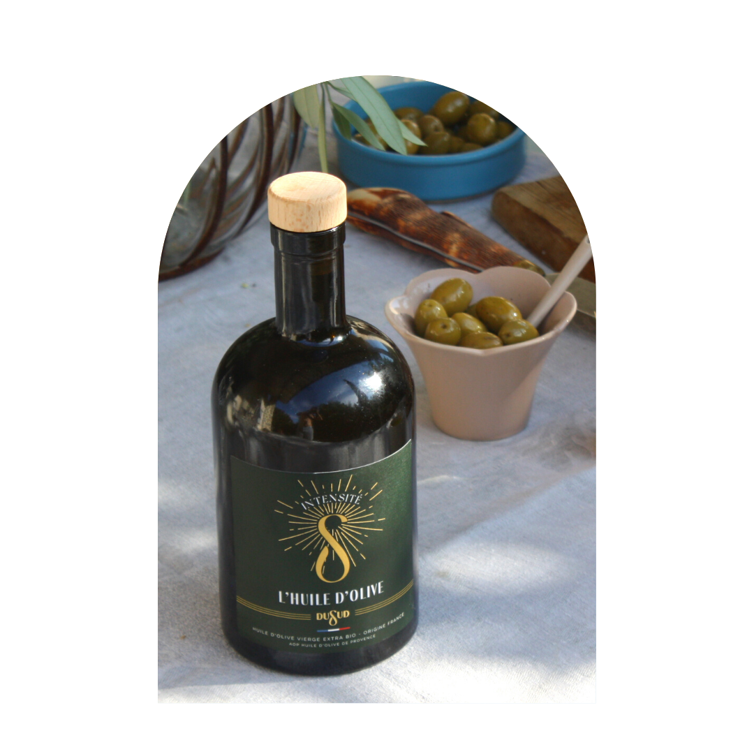 INTENSYWNOŚĆ - Organiczna owocowa zielona oliwa z oliwek AOP PROVENCE