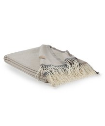 Merino/cashmere Throw Blanket MILANO - beige