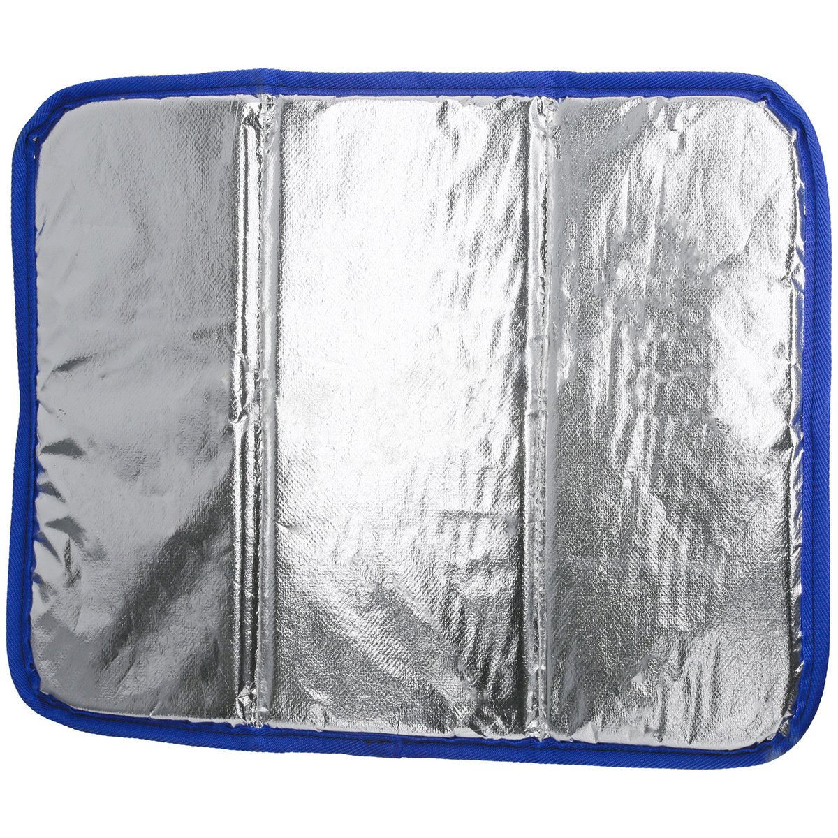 Sitzkissen to go, rechteckig, "Camperglück", Spruch, Kunststoff, blau, VE 8, L. 30 cm, B. 40 cm, H. 1 cm