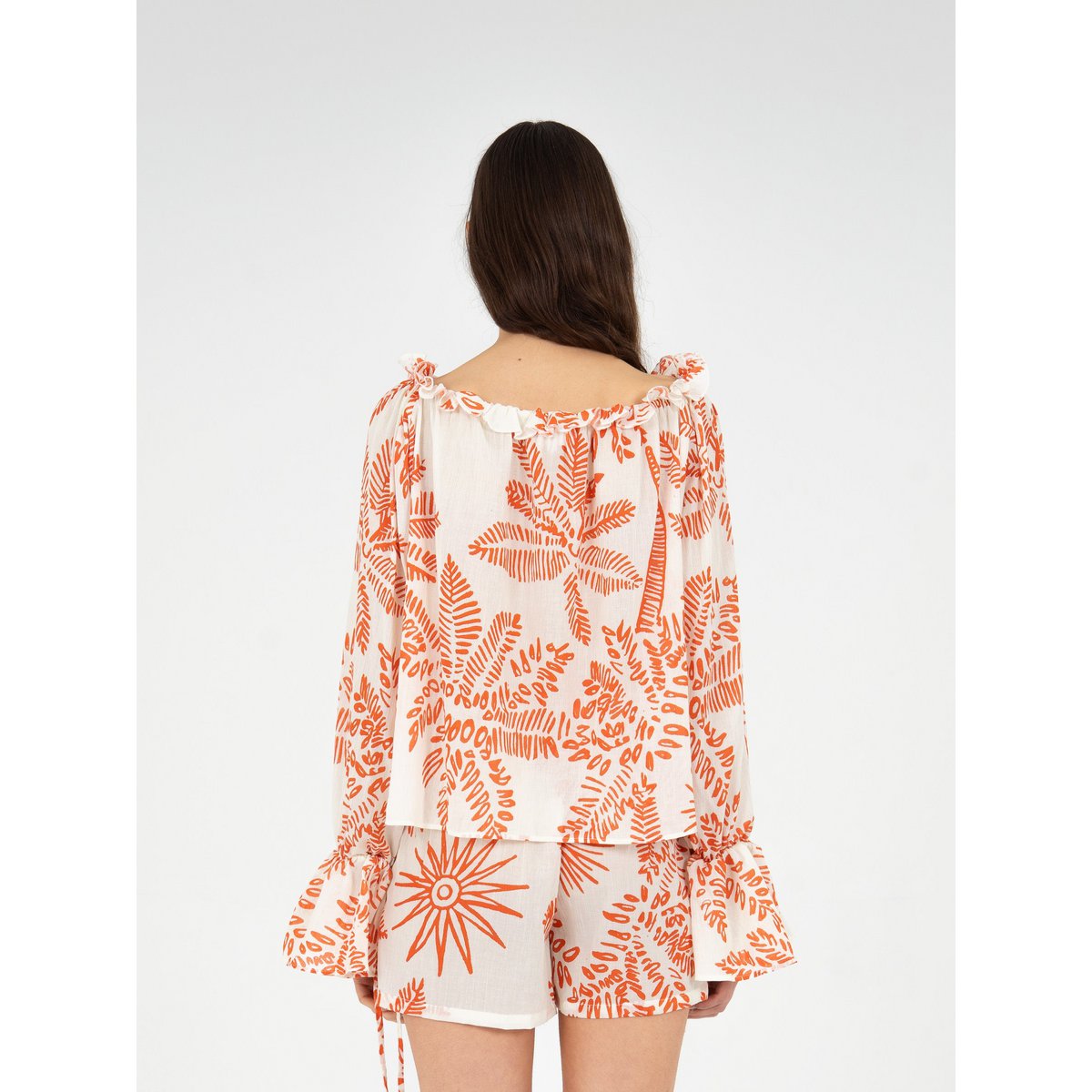 Top met Cyruspalmprint