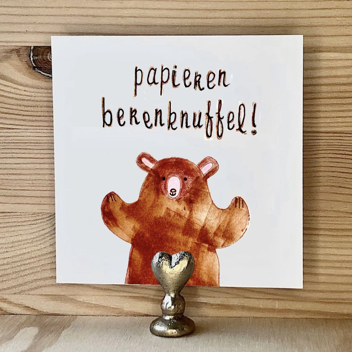 Kort Papir Bjørn Kram