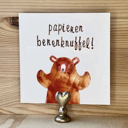 Kort Papir Bjørn Kram