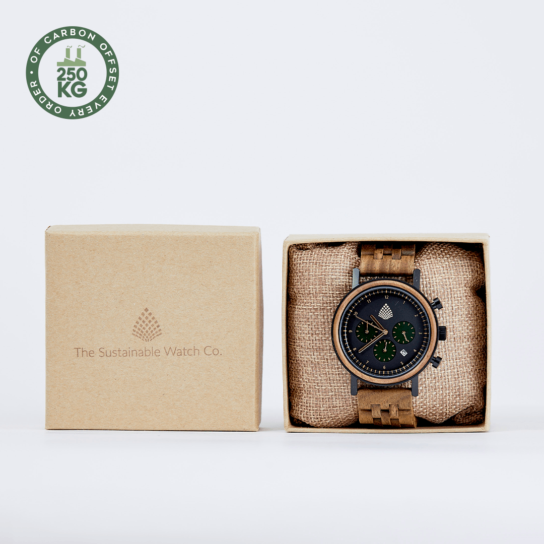 Mens Watches, Wooden Eco Watch, Handmade Watches, Sustainable Watch, Wood Wrist Watch, Brown Wristwatch, Analog Hand Watch ~ The Cedar