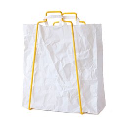 HELSINKI Papiertütenhalter gelb