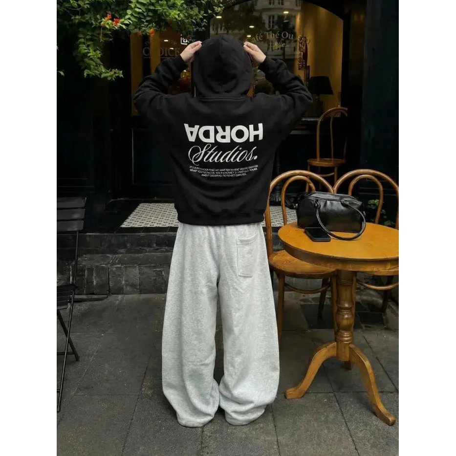 Felpa REVERSE 380g Boxy Fit – Felpa Pesante Oversize Streetwear