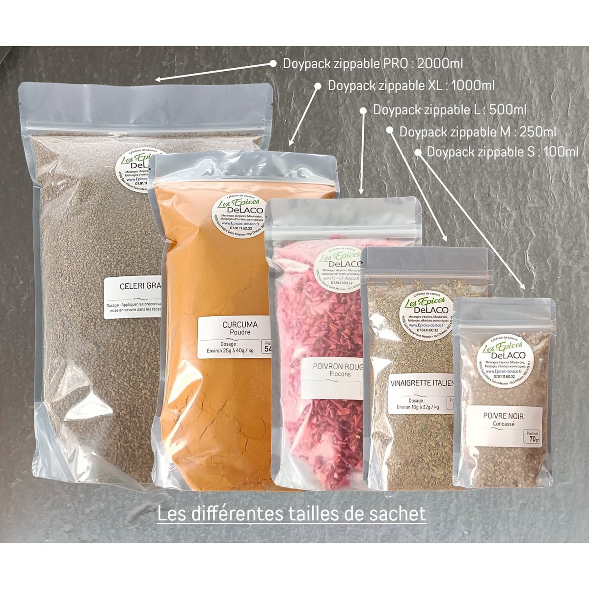 ANDALOU - mixtures of spices, herbs, aromatics