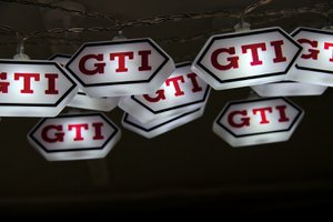 Volkswagen VW GTI Lichterkette 3m, 20x LED - Hexagon/Logo