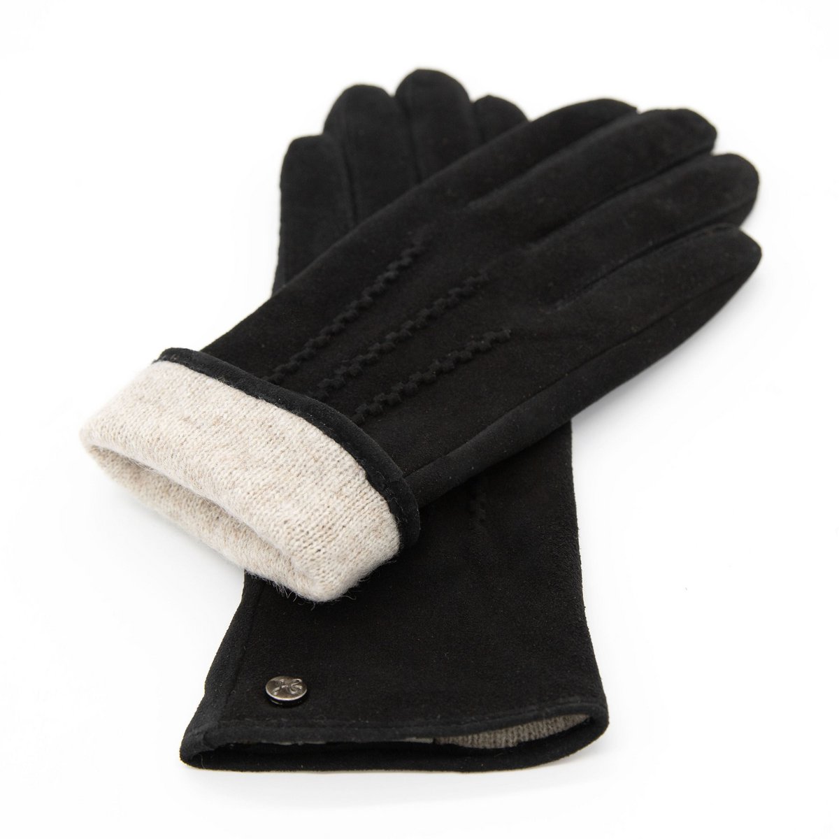 LEYLA – suede women’s gloves with cashmere wool lining