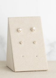 Boucles d'oreilles nacre argent