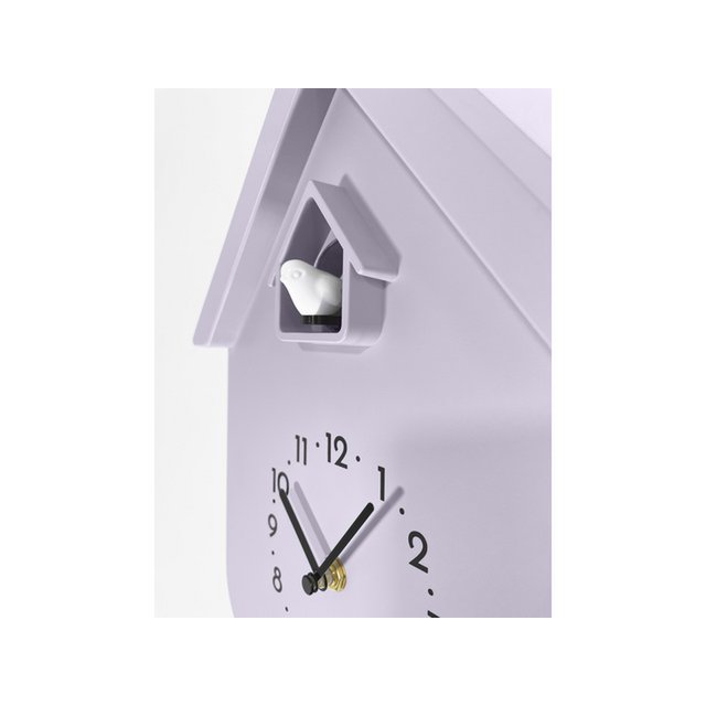 Wandklok NeXtime Twitter 21,5x41,5 cm lavendel