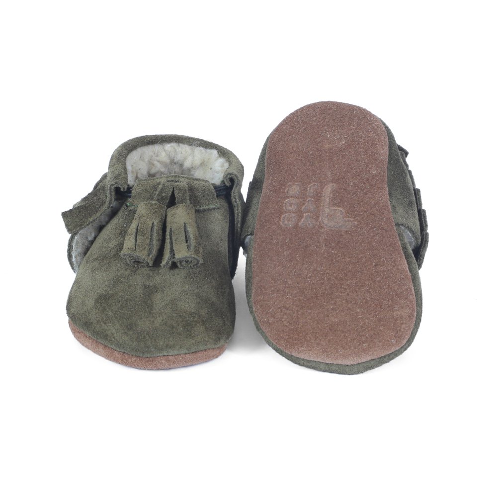 Buty dziecięce Miękkie skórzane mokasyny