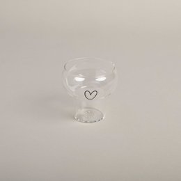 Bubble Glas Herz (VE = 6 Stk)