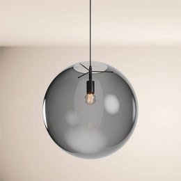 s.luce Orb sfera di vetro lampada da galleria 500cm sospensione nero